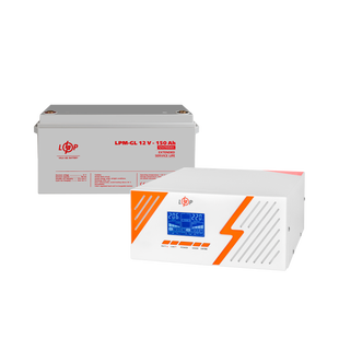 Комплект резервного питания ИБП + гелевая батарея (UPS B1500 + АКБ GL 1800Wh) lp_29694 фото