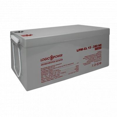 Аккумулятор гелевый LogicPower LPM-GL 12V – 280 Ah AK-GEL-LOGP-LPM-12-280 фото