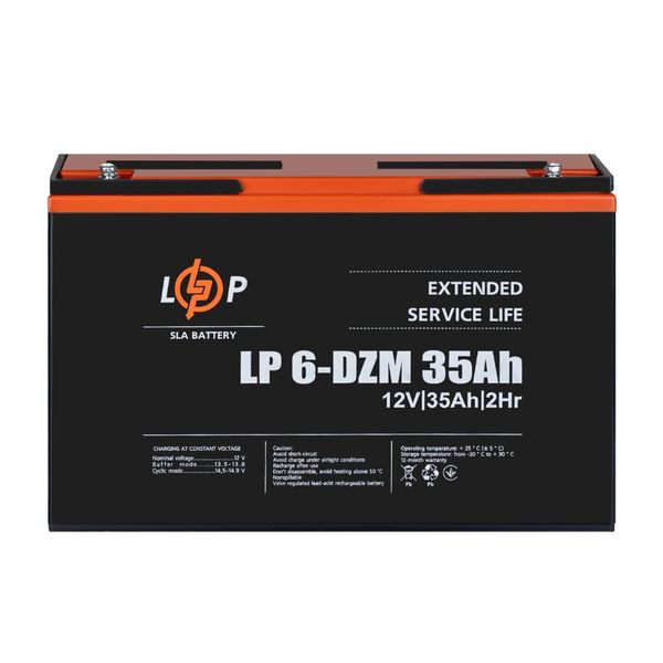 Traction lead-acid AGM battery LP 6-DZM-35 Ah 9335 photo