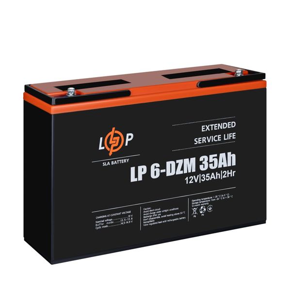 Traction lead-acid AGM battery LP 6-DZM-35 Ah 9335 photo