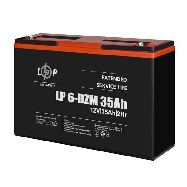 Traction lead-acid AGM battery LP 6-DZM-35 Ah 9335 photo