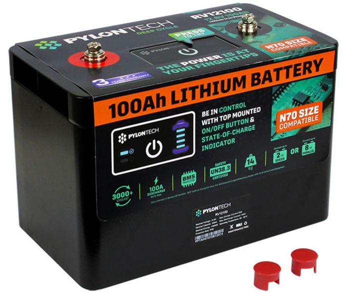 Battery lithium-iron-phosphate PYLONTECH RV12100 AK-LZF-PY-RV-12100 photo