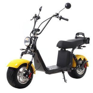 Электроскутер Maxxter ROCK Black-Yellow 2000W 60V20Ah ET-ES-MAXXTER-RCK-BKYL фото