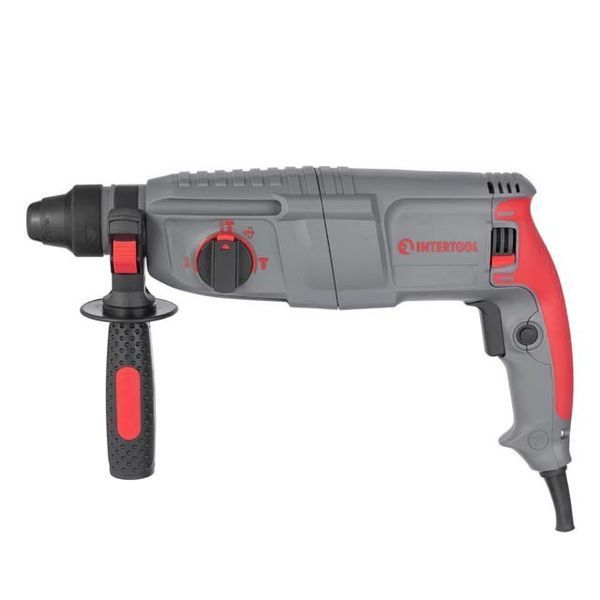 Перфоратор 850 Вт, 3,2 Дж, 0-900 об/хв, 0-4400 уд/хв, SDS plus INTERTOOL DT-0180 DT-0180 фото
