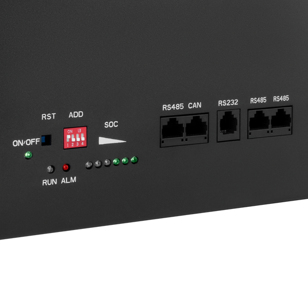 Акумулятор LP LiFePO4 48V (51,2V) - 230 Ah (11776Wh) (Smart BMS 200A) з LCD RM RS485/CAN lp_20331 фото