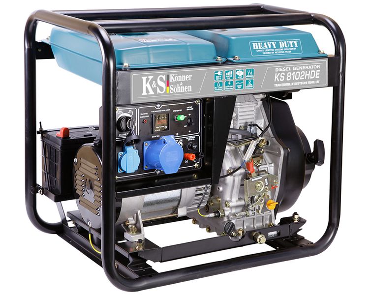 Diesel generator Konner & Sohnen KS-8102-HDE (nom 6 kW, max 8.13 kVA) KS-8102-HDE photo