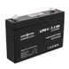 Battery lead acid LogicPower AK-LP3859 6V7,2Ah (7,2 А*h) AK-LP3859 фото 3