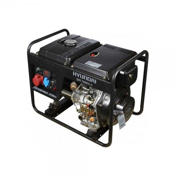 Diesel generator Hyundai DHY-7500-LE3 (nom 5.5 kW, max 7.5 kVA) DHY-7500-LE3 photo