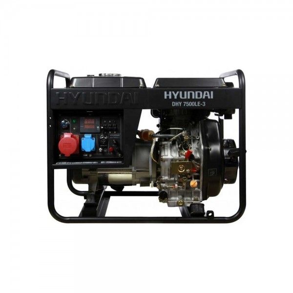 Генератор дизельний Hyundai DHY-7500-LE3 (ном 5,5 КВт, макс 7,5 кВА) DHY-7500-LE3 фото