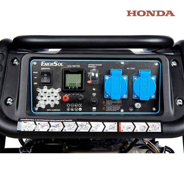 Генератор бензиновый EnerSol EPG-3200SEH (ном 2,8 кВт, макс 4 кВА) EPG-3200-SЕН фото