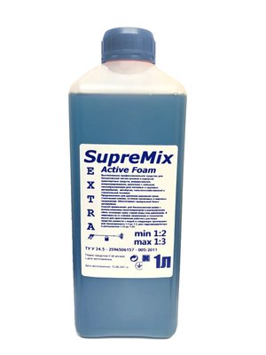 Active foam for contactless washing SupreMix Extra 1:3 1 l AVTMK-SPRMEX131 photo