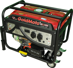 Генератор бензиновый GoldMoto GM3.5BJEA (ном 2,8 КВт, макс 3,75 кВА) GM-35-BJEA фото