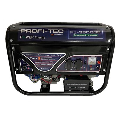 Генератор бензиновый PROFI-TEC PE-3800GE GB-PR-T-3800-GE фото