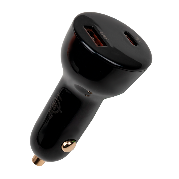 Зарядка в прикурювач LP 100W Type-C+USB (QC4/PD3.0/PPS) WCH01 lp_30323 фото