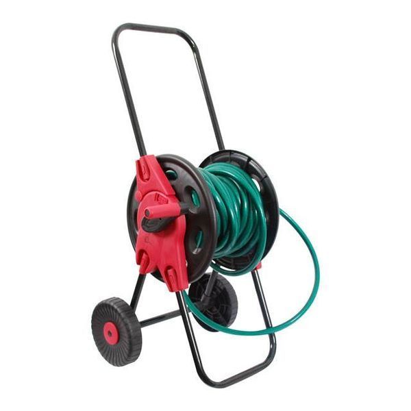Катушка на колесах для шланга 1/2", 45 м, PP, steel, ABS INTERTOOL GE-3003 GE-3003 фото