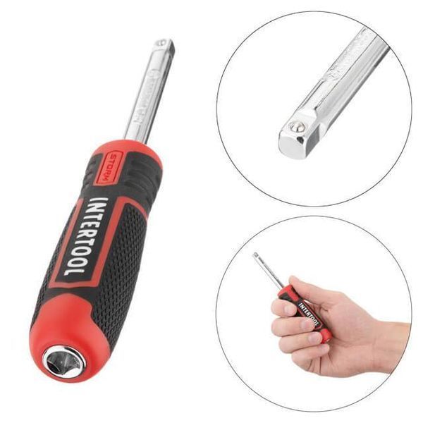 Набор инструментов 111 ед., STORM, 1/2", 1/4", Сr-V INTERTOOL ET-8111 ET-8111 фото