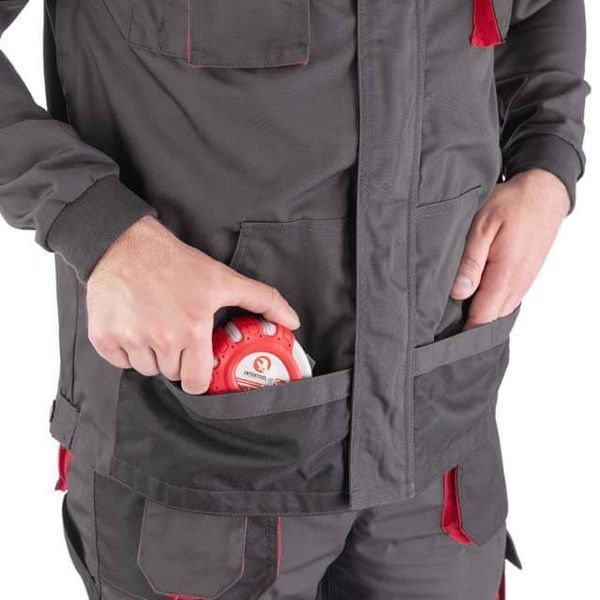 Куртка рабочая 80% полиэстер, 20% хлопок, плотность 260 г/м&sup2;, M INTERTOOL SP-3002 SP-3002 фото