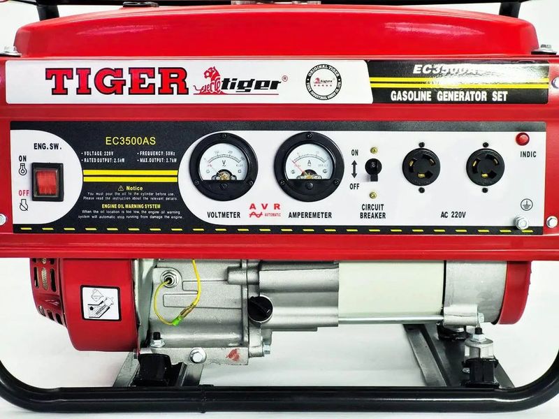 Бензиновый генератор Tiger EC-3500-AS (ном 2,5 КВт) EC-3500-AS фото