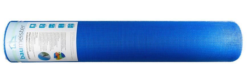 Сетка армирующая стекловолоконная BAUMEISTER 145AA (BLUE) 7031003 фото