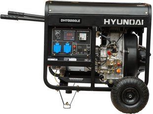 Генератор дизельный Hyundai DHY-8000-LE (ном 5,5 КВт, макс 7,5 кВА) DHY-8000-LE фото