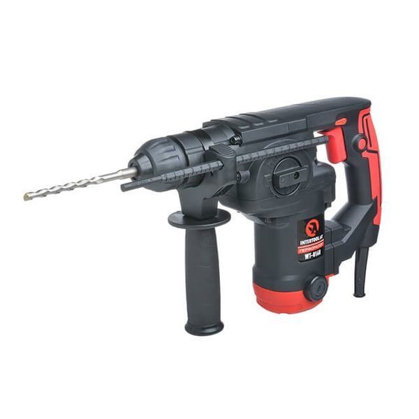 Перфоратор 900 Вт, 3,5 Дж, 0-930 об/хв, 0-5100 уд/хв INTERTOOL WT-0160 WT-0160 фото