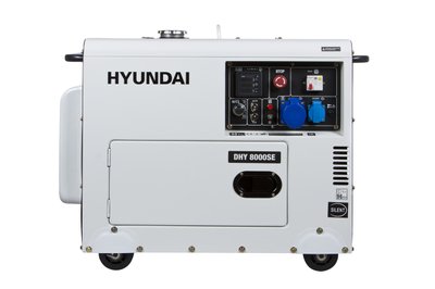 Генератор дизельний Hyundai DHY-8000SE-3 (ном 5,52 КВт, макс 7,5 кВА) DHY-8000SE-3 фото