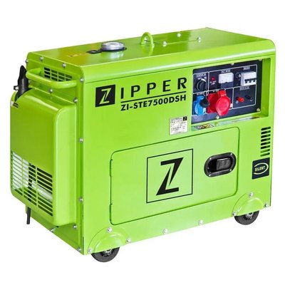 Генератор дизельний Zipper ZI-STE7500DSH GD-Z-STE-7500 фото