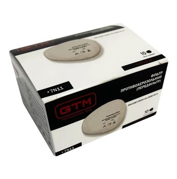 Фільтр противоаерозольний (передфільтр) GTM 7N11 (пил,дим,туман) 872579 фото