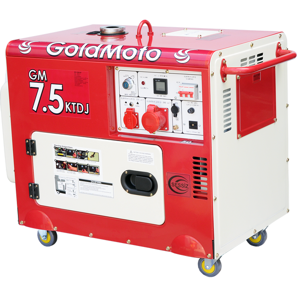 Diesel generator GoldMoto GM7.5KTDJ (nom 5 kW, max 7 kVA) GM-75-KTDJ photo