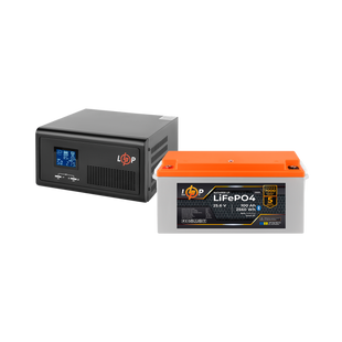 Комплект резервного живлення LP(LogicPower) ДБЖ + літієва (LiFePO4) батарея (UPS В2300 + АКБ LiFePO4 2560W) lp_37457 фото