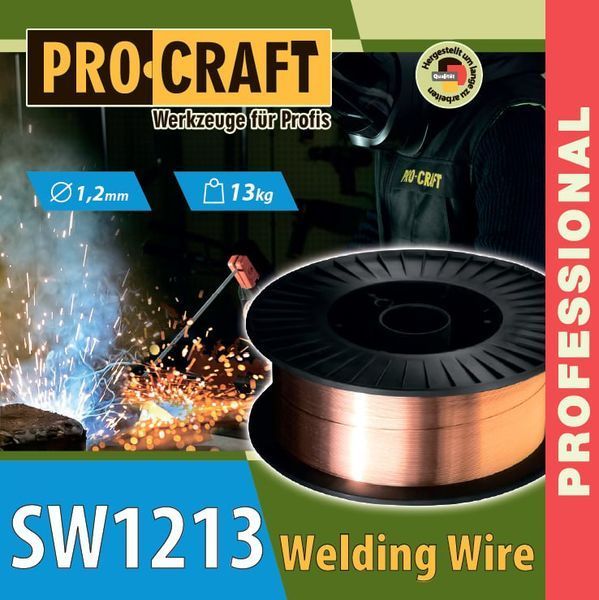 Сварочная проволока Procraft SW1213 1,2 мм 13 кг Procraft_901213 фото