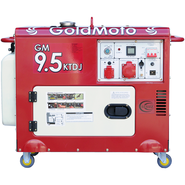 Генератор дизельный GoldMoto GM9.5KTDJ (ном 6,5 КВт, макс 8,7 кВА) GM-95-KTDJ фото