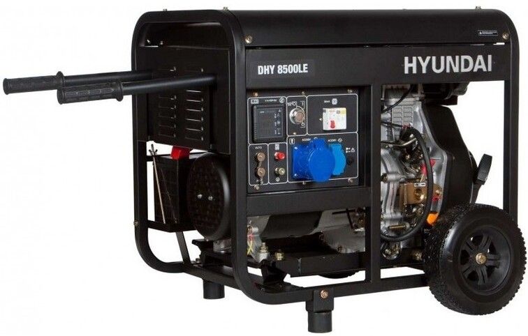 Генератор дизельний Hyundai DHY-8500-LE (ном 6,5 КВт, макс 9 кВА) DHY-8500-LE фото