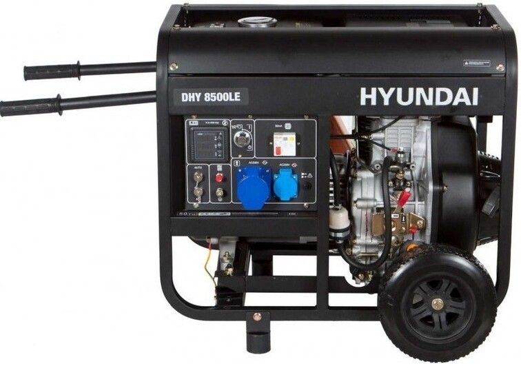 Генератор дизельний Hyundai DHY-8500-LE (ном 6,5 КВт, макс 9 кВА) DHY-8500-LE фото