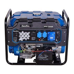 Генератор бензиновый EnerSol EPG-7500SE (ном 7 кВт, макс 9,4 кВА) EPG-7500-SЕ фото