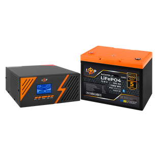 Комплект резервного живлення LogicPower B1500 Black + літієва (LiFePO4) батарея 1280Wh lp_36811 фото
