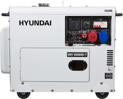 Генератор дизельний Hyundai DHY-8500SE-T (ном 6,56 КВт, макс 9 кВА) DHY-8500SE-T фото