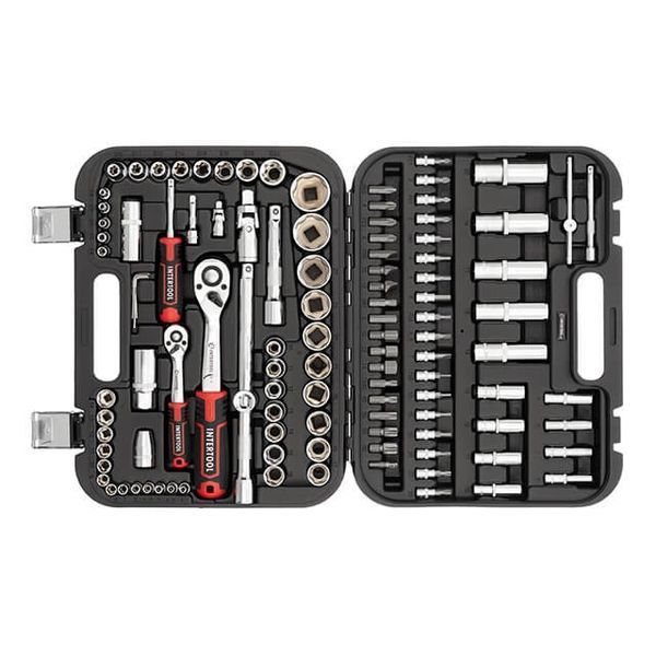 Набір інструментів 110 од., SUPER LOCK, STORM, 1/2", 1/4", Cr-V INTERTOOL ET-8110 ET-8110 фото