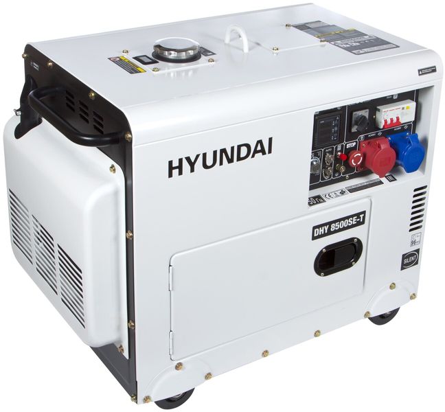 Генератор дизельний Hyundai DHY-8500SE-T (ном 6,56 КВт, макс 9 кВА) DHY-8500SE-T фото