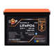 Акумулятор LP LiFePO4 12,8V - 100 Ah (1280Wh) (BMS 100A/50А) пластик Smart BT lp_24662 фото 1