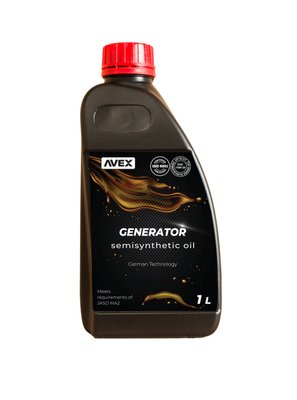 Моторное масло AVEX Generator 10W-30 1л для генераторов OIL-AVEX-10W-30-1L фото