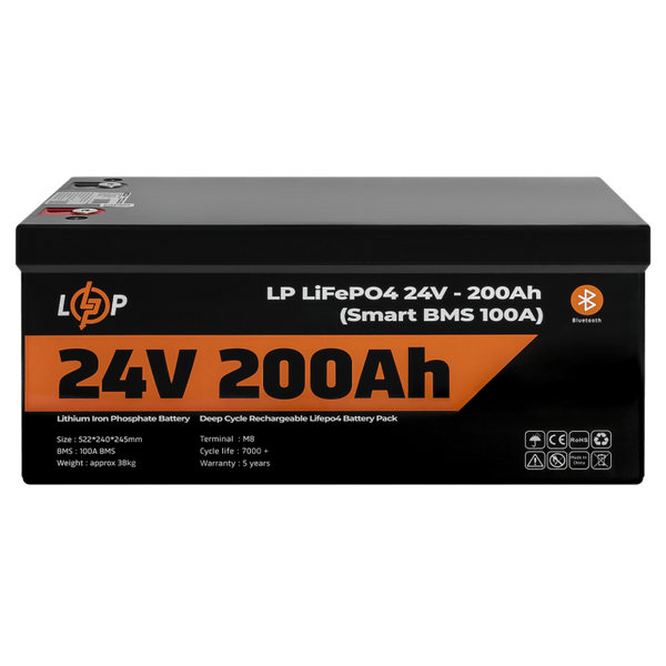 Аккумулятор LiFePO4 LogicPower AK-LP20201 24V200Ah (200 А*ч) AK-LP20201 фото
