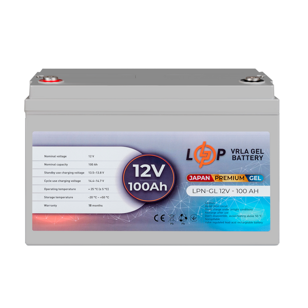 Аккумулятор гелевый LPN-GL 12V - 100 Ah lp_13719 фото