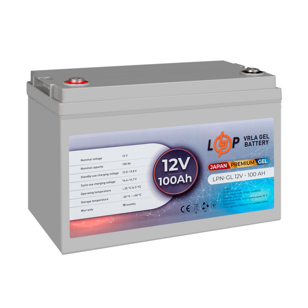 Аккумулятор гелевый LPN-GL 12V - 100 Ah lp_13719 фото