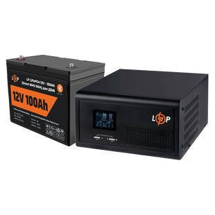 Комплект резервного питания LP (LogicPower) ИБП + литиевая (LiFePO4) батарея (UPS 430VA + АКБ LiFePO4 1280W) lp_20478 фото