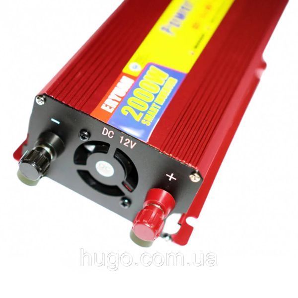 Автомобильный инвертор на 2000W, (12V/220V) / Преобразователь напряжения / Автоинвертор 234571176 фото