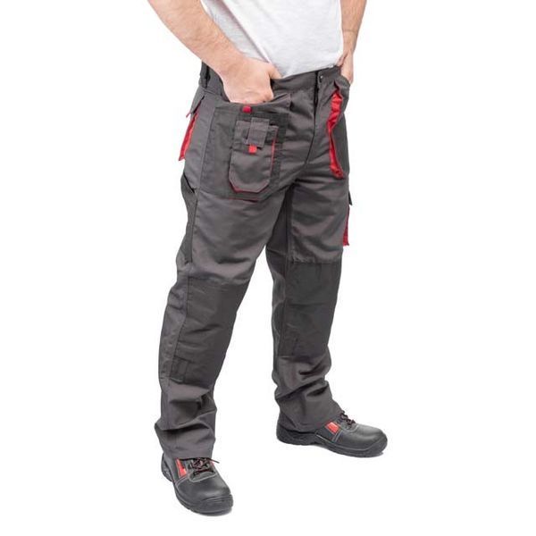 Брюки рабочие 80% полиэстер, 20% хлопок, плотность 260 г/м&sup2;, XL INTERTOOL SP-3014 SP-3014 фото