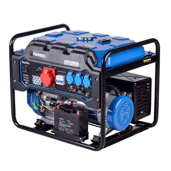 Генератор бензиновый EnerSol EPG-7500TE (ном 7 кВт, макс 9,4 кВА) EPG-7500-ТЕ фото