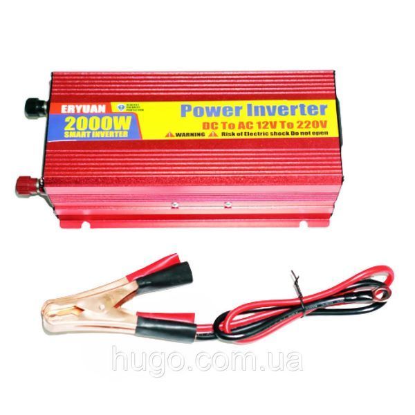 Автомобильный инвертор на 2000W, (12V/220V) / Преобразователь напряжения / Автоинвертор 234571176 фото