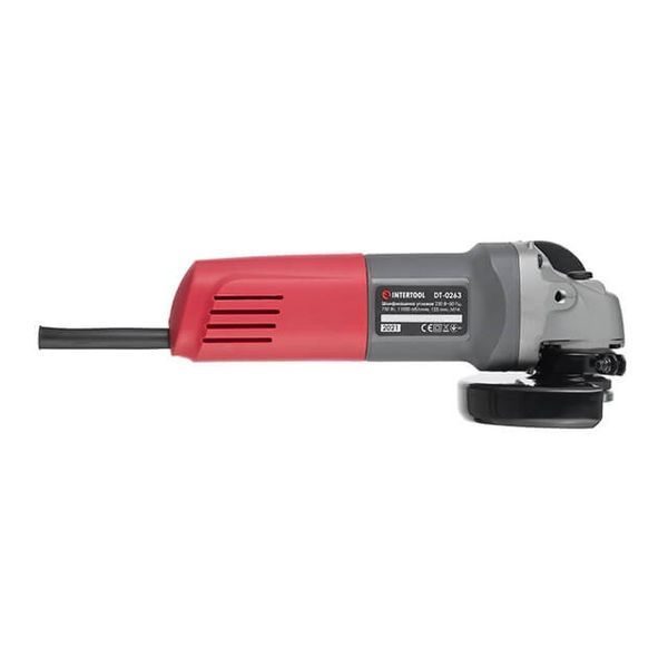 Шліфмашина кутова 750 Вт, 125 мм, 11000 об/хв INTERTOOL DT-0263 DT-0263 фото